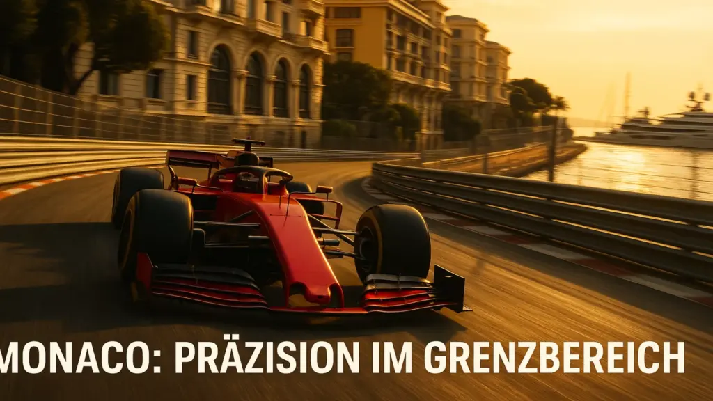 Formel 1 Rennwagen in Monaco - Dramatische Streckenanalyse für profitable Wetten